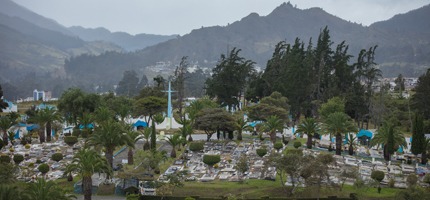 En Loja, la mayor concentración de deudos se da en el camposanto de La Tebaida, denominado Parque de los recuerdos.