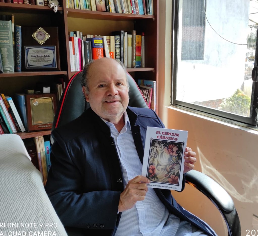 Cesar Briceño Toledo es el autor de los 16 relatos que constan en el ejemplar.