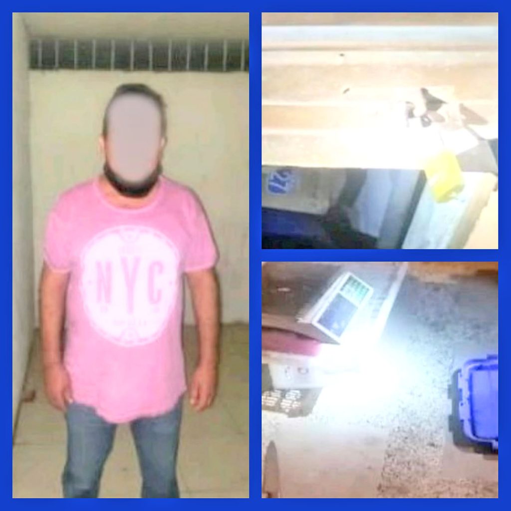 Está tras las rejas por un presunto delito de robo.