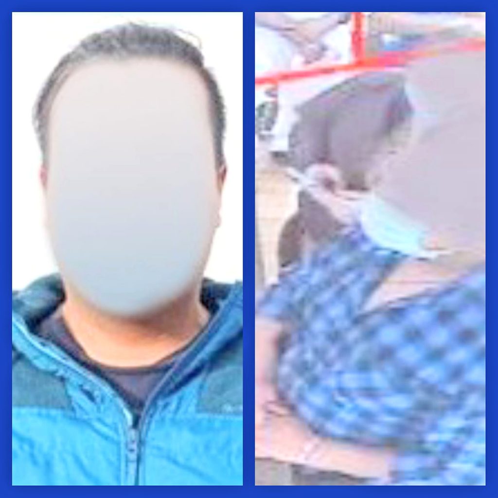 En las imágenes se ve al ciudadano que distrae a la persona que atendía en la joyería.