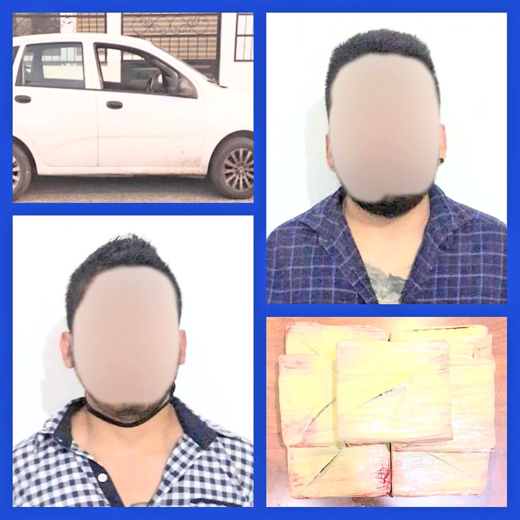 En poder de los procesados la Policía Antidrogas decomisó 3.740 gramos de marihuana.