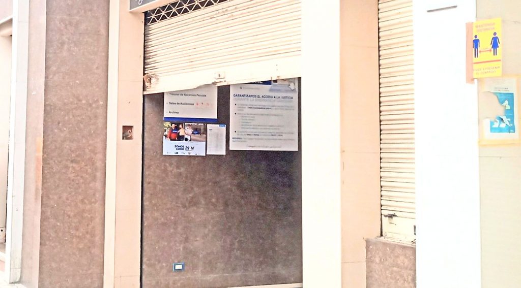 La diligencia se realizó el último lunes.