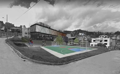 Un modelo del moderno Centro, a construirse en el barrio San Cayetano Bajo.