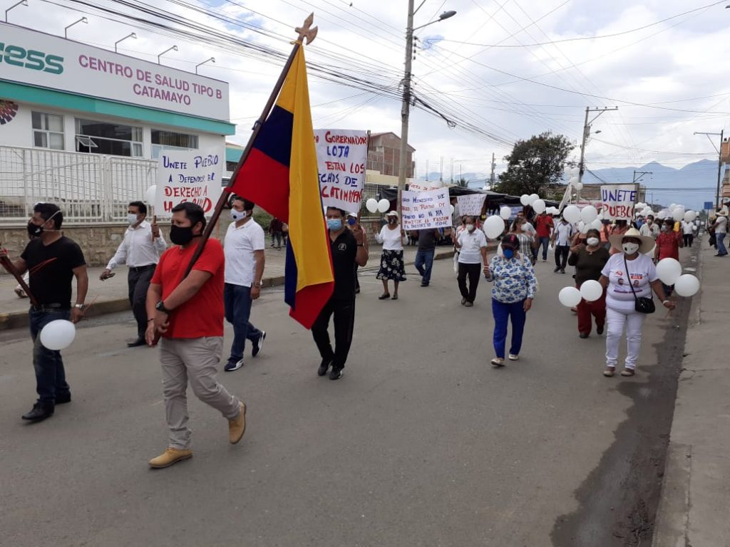 Hace algunos días, ciudadanos protestaron en las calles de Catamayo.