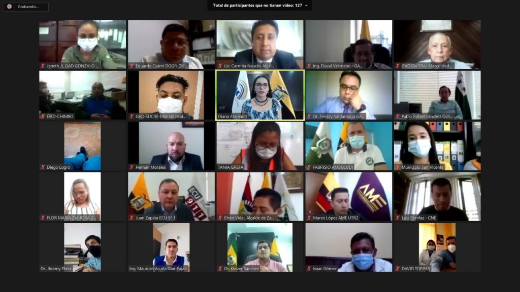 La reunión se cumplió aprovechando la tecnología.