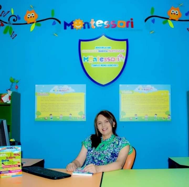 Gabriela Mora, rectora de la Escuela de Educación Básica Particular ‘Montessori’.