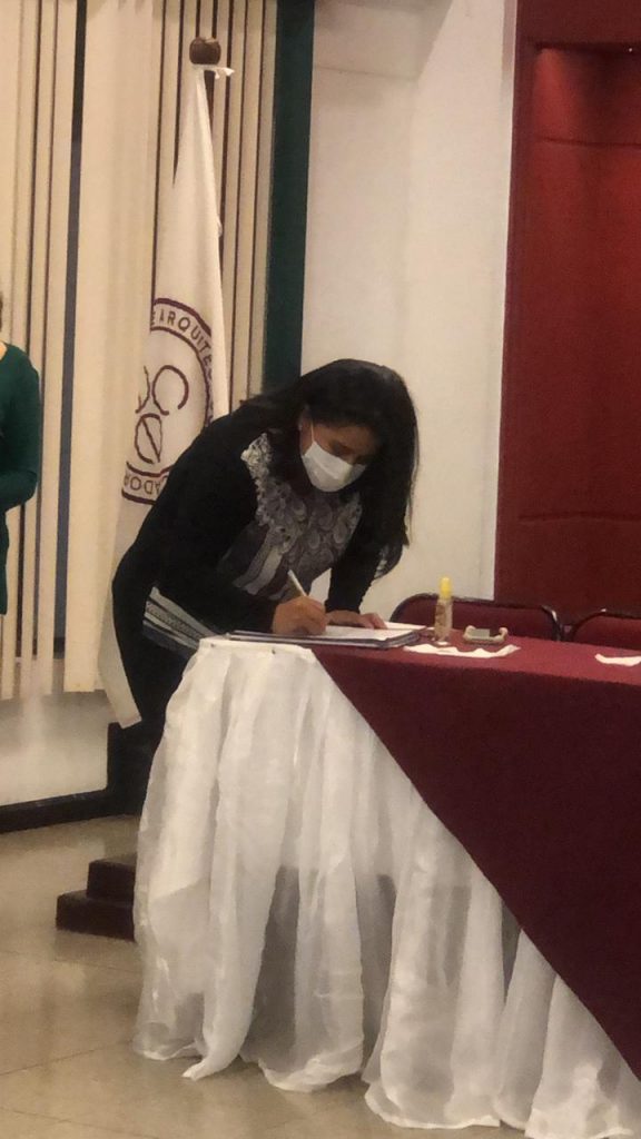 Alexandra Silva, Presidenta, Colegio de Arquitectos de Loja