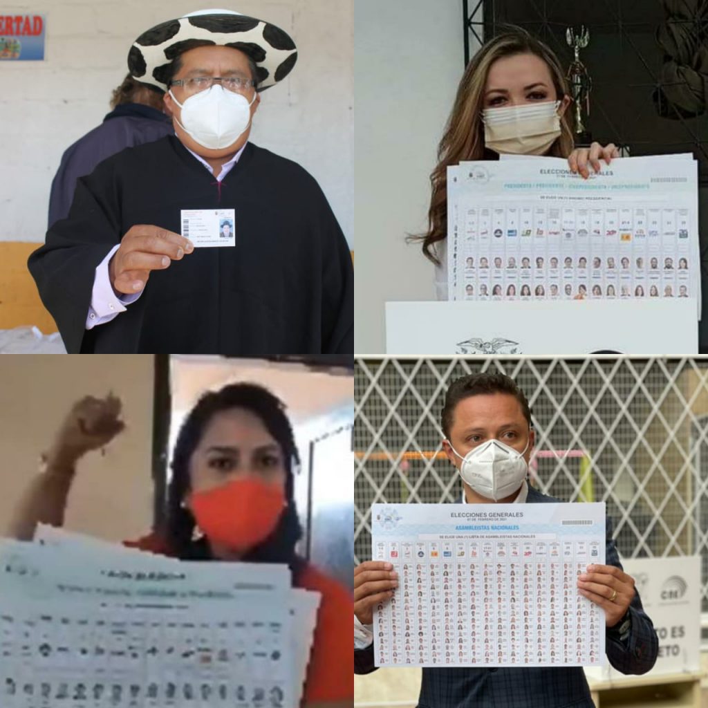 Ellos son las cuatro representantes de la provincia de Loja.