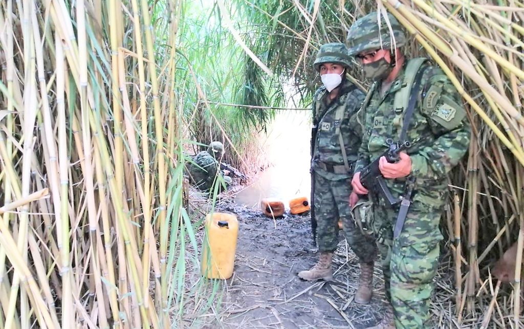 El hallazgo se da durante un operativo que los soldados ejecutaron en la frontera.