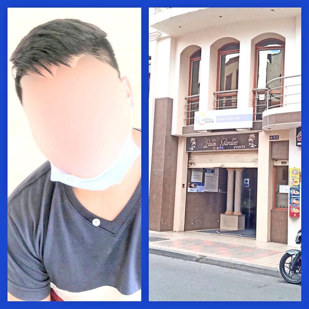 El ciudadano tiene 21 años de edad.