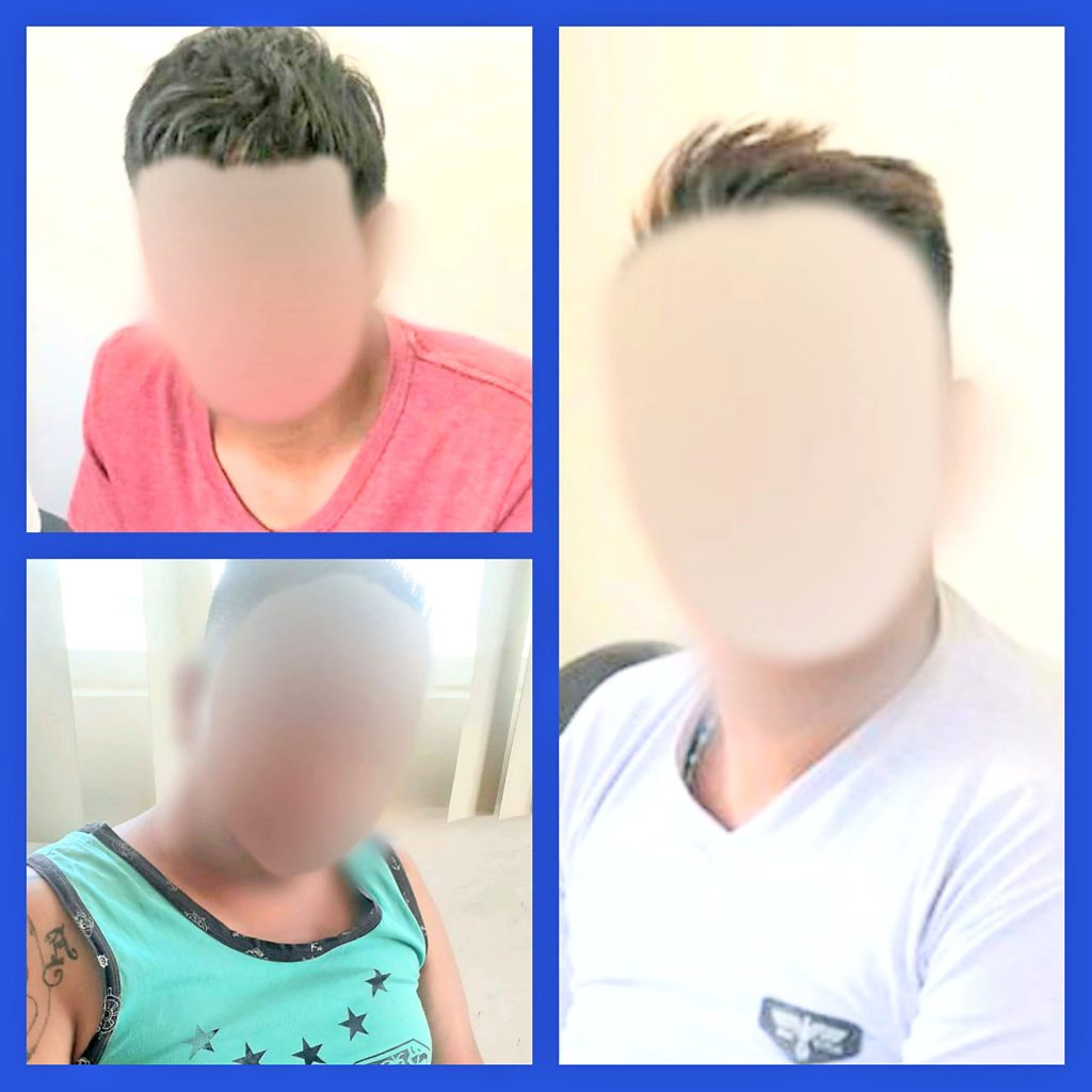 Los sujetos tienen antecedentes policiales y penales.