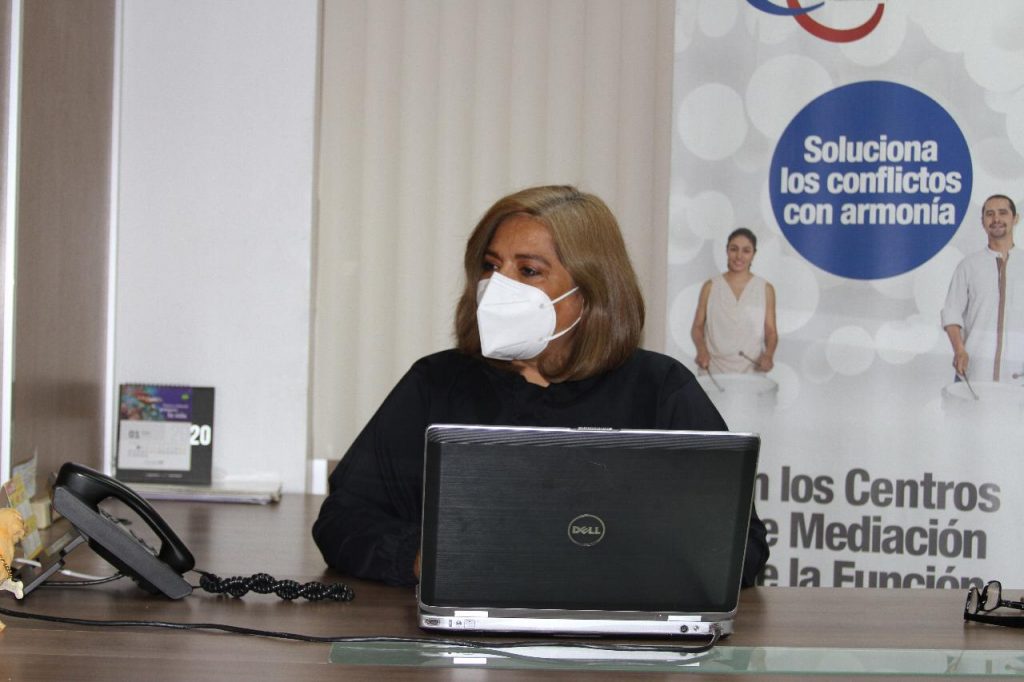 Mercedes Reyes Jaramillo es la coordinadora de la Oficina de Mediación de Loja.