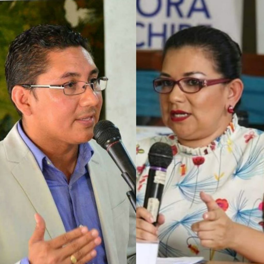 Isabel Enrríquez Jaya y Diego Esparza Aguirre tienen una formación académica que incluye títulos de cuarto nivel.