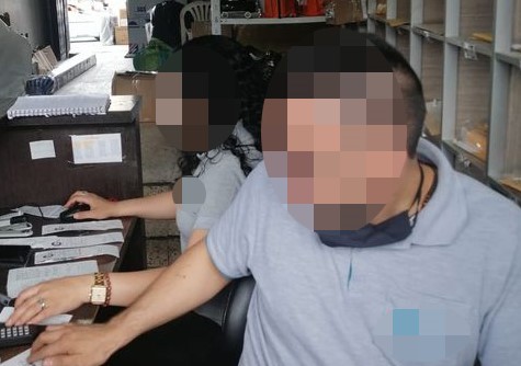 Dos funcionarios de la empresa de transporte eran quienes no usaban la mascarilla.