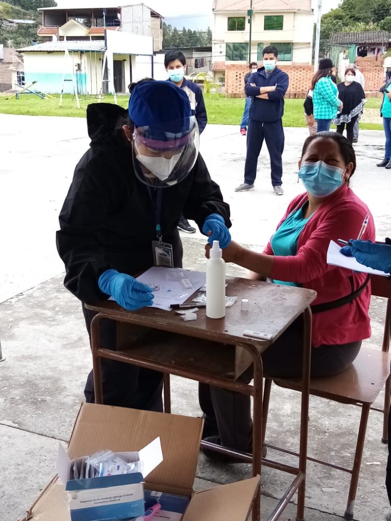 Ya empezaron a ubicar las vacunas.