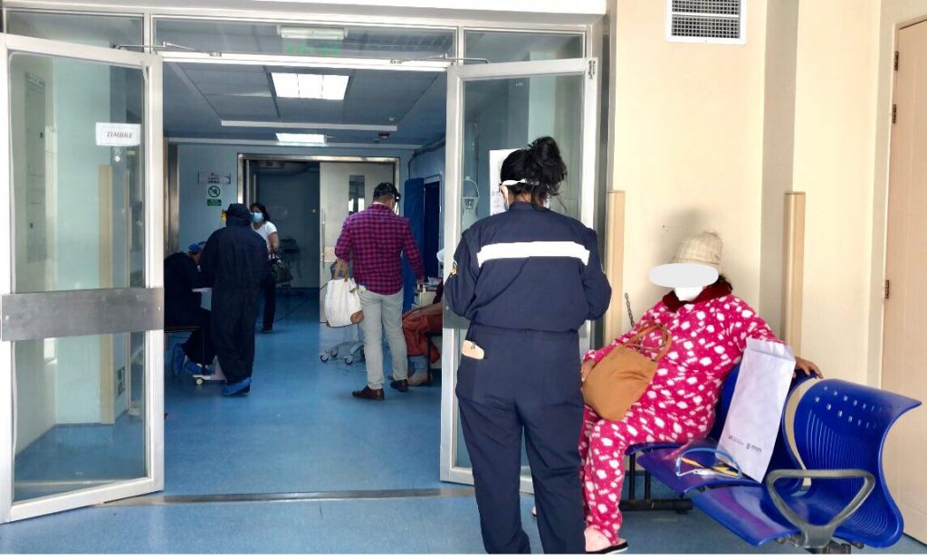En el Hospital Isidro Ayora hay dos pisos para atención a pacientes Covid-19.