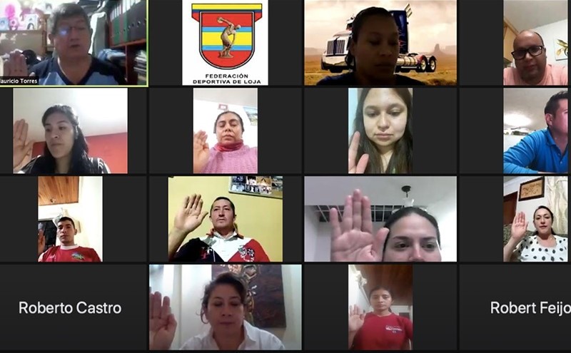 La reunión se cumplió vía zoom.