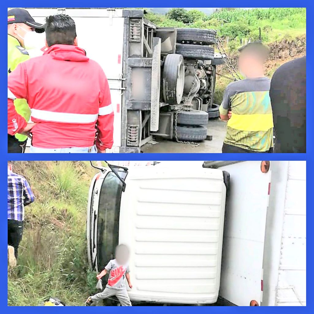 Los agentes civiles de la UCOT acudieron para establecer la causa que produjo el accidente.