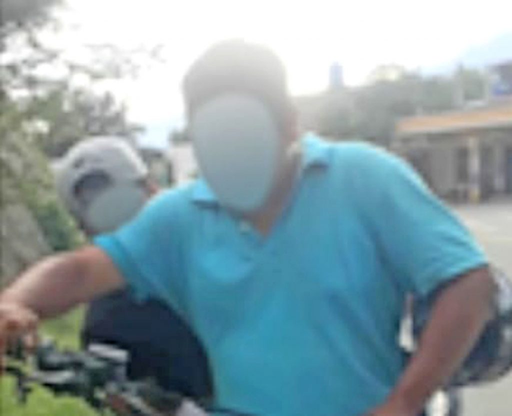 El ciudadano dio positivo en la prueba de alcotest.