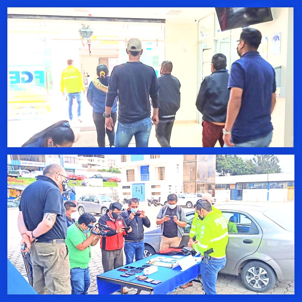 Los tres ciudadanos están con prisión preventiva.