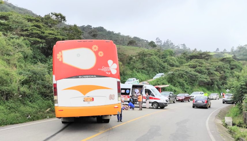 El accidente ocurrió la tarde del último domingo.