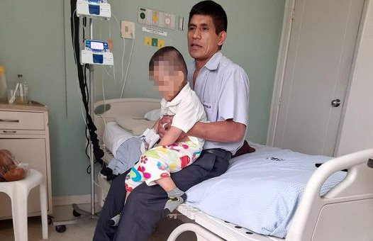 El niño se encuentra internado en el hospital de Solca-Loja.