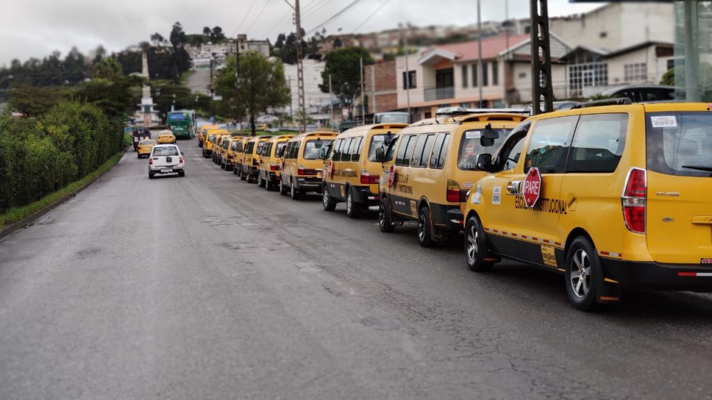 Las unidades se encuentran paralizadas porque no hay movimiento en la ciudad.