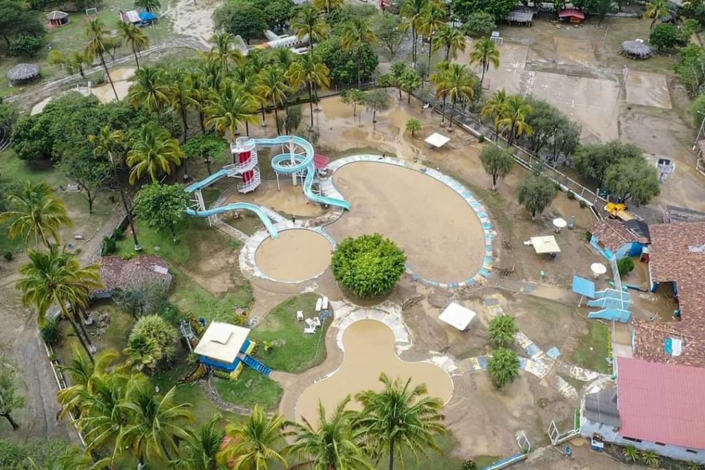 El Guayabal fue afectado por las lluvias.