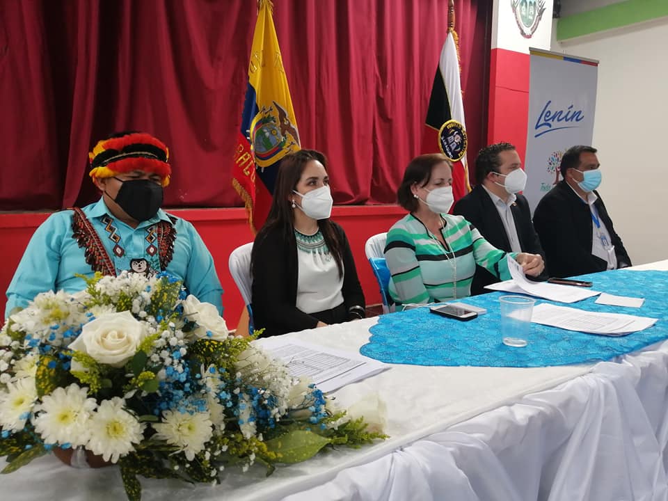 Monserrat Creamer Guillén cumplió actividades en el cantón Saraguro, este martes 13 de abril.