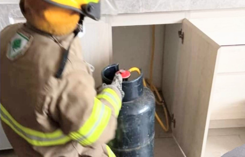 La intervención de los bomberos fue inmediata.