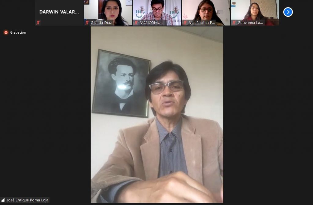 PIE DE FOTO Se realiza una rueda de prensa de forma virtual.