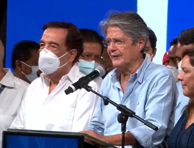 Guillermo Lasso junto a Jaime Nebot.