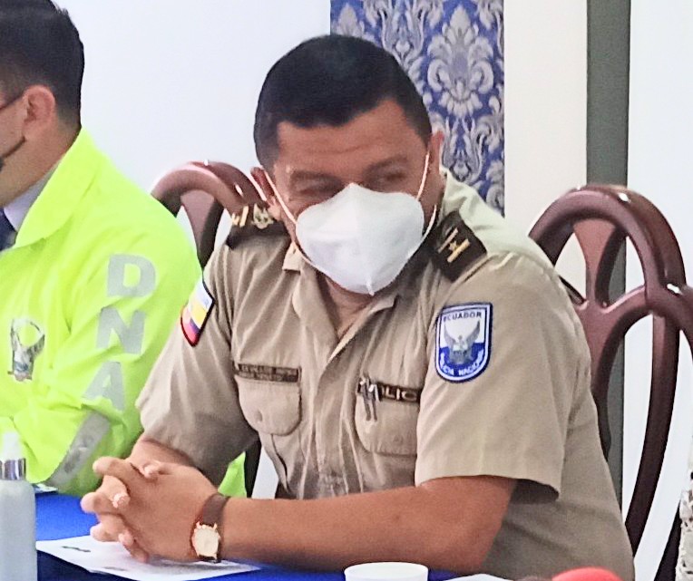 Renato Cevallos Núñez, comandante de la Policía de Loja.