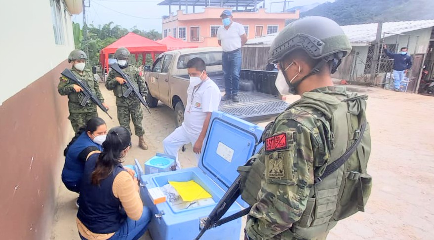 La vigilancia de los uniformados es durante las 24 horas.