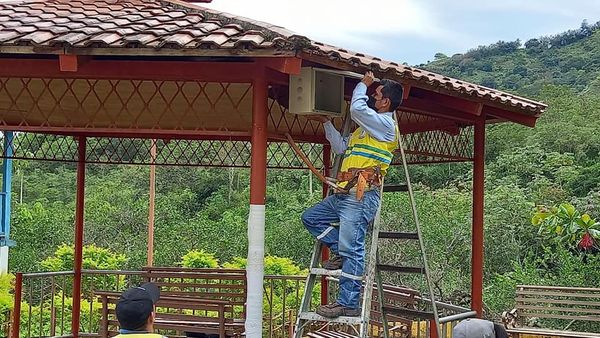 Los trabajos se realizan en distintos sectores.