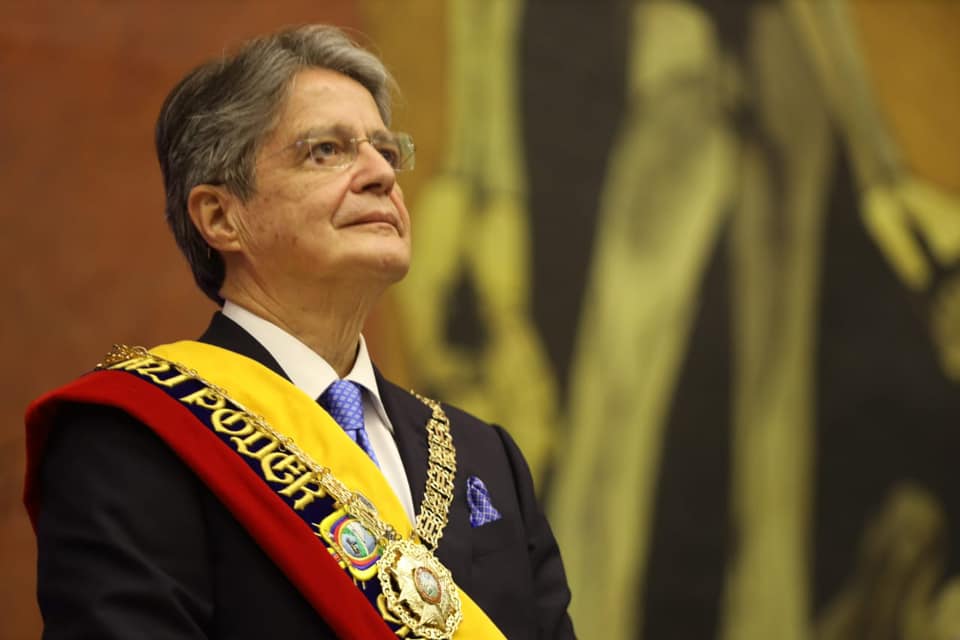 Guillermo Lasso Mendoza asumió oficialmente la presidencia del Ecuador este lunes 24 de mayo de 2021.