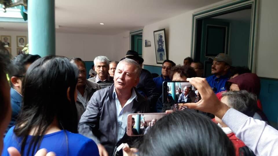 José Eduardo Morales, presidente de la Coordinadora Provincial de Maestros Jubilados de Loja.
