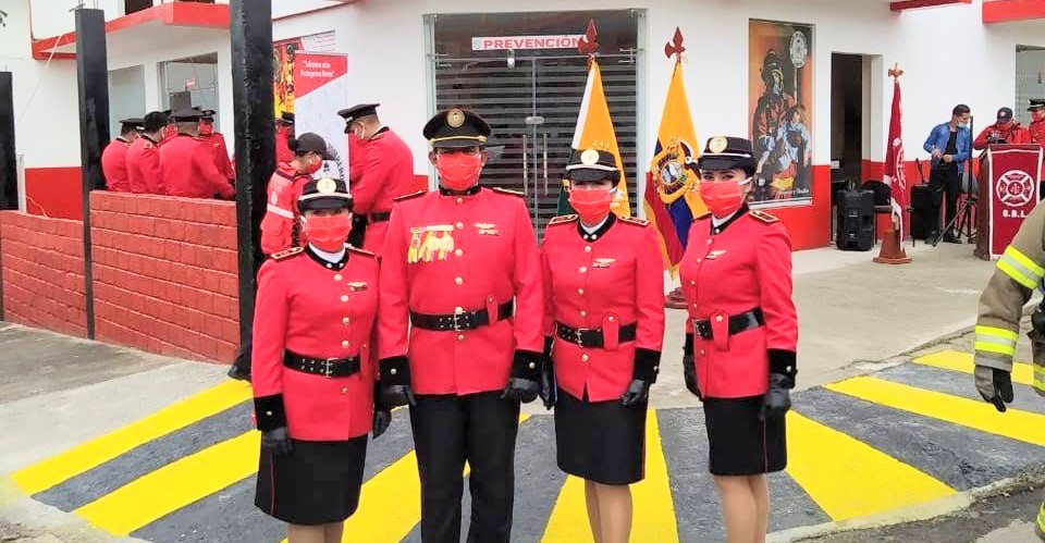 Giovanny Salazar Pañafiel es el comandante de los casacas rojas de Malacatos.