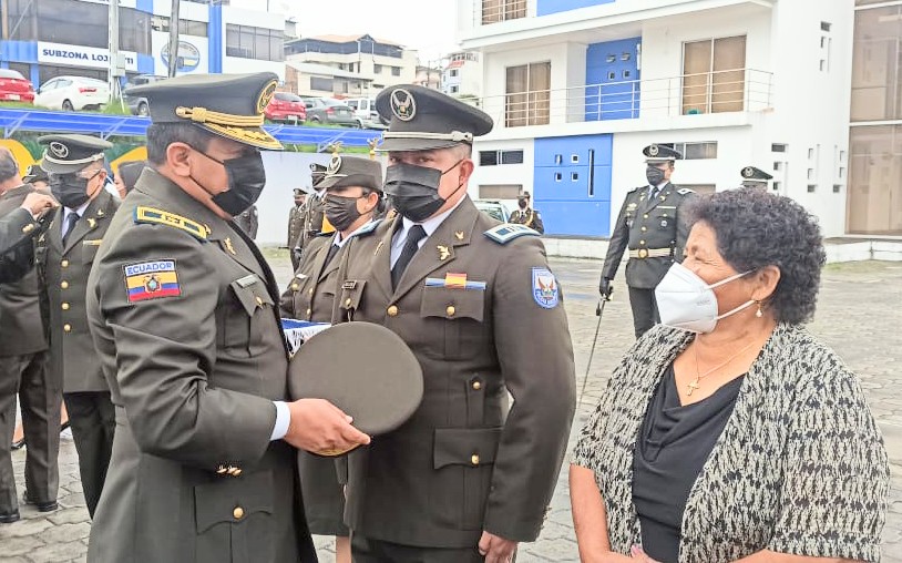 La ceremonia de ascensos fue ayer.