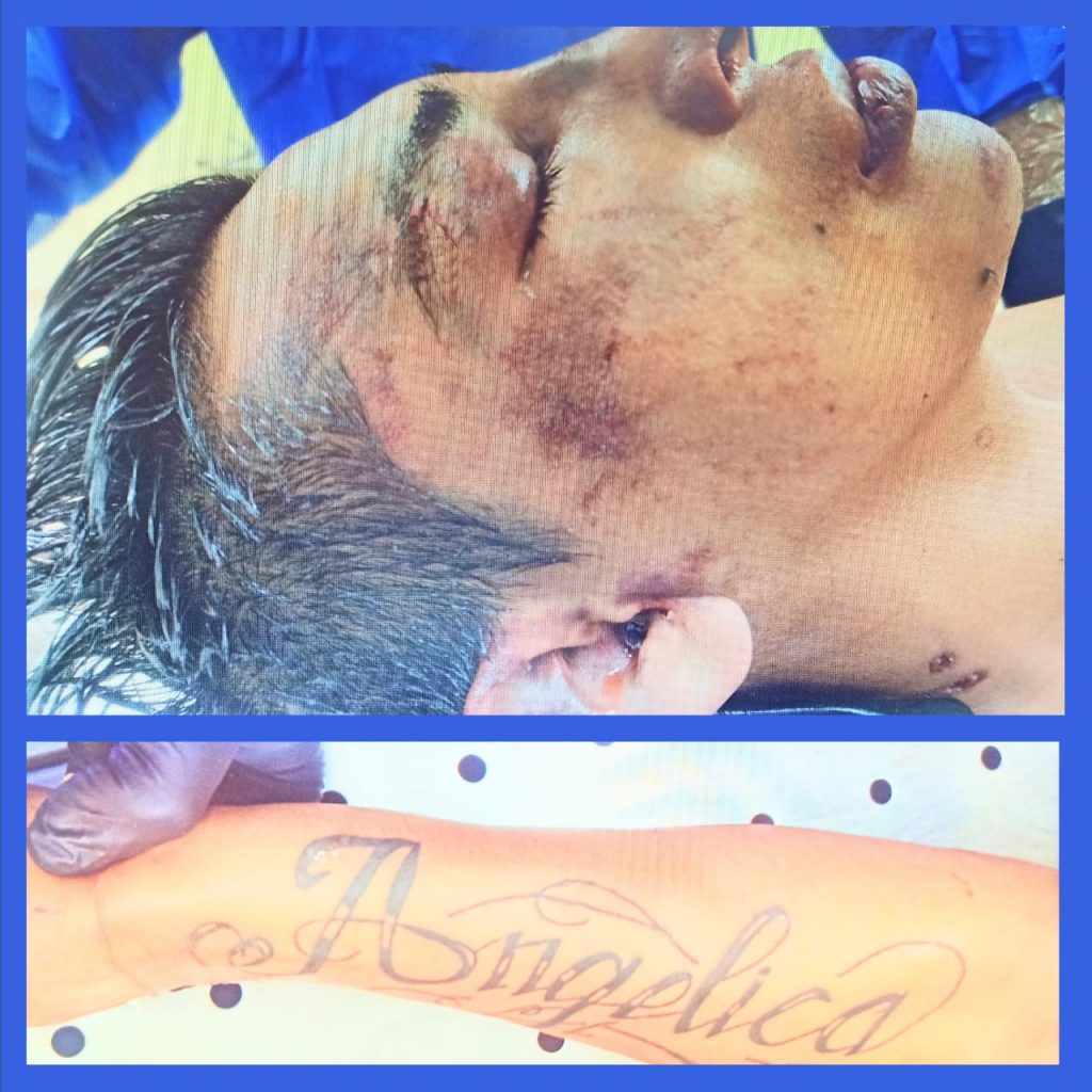 Las fotografías se publican con el fin de que él sea reconocido.