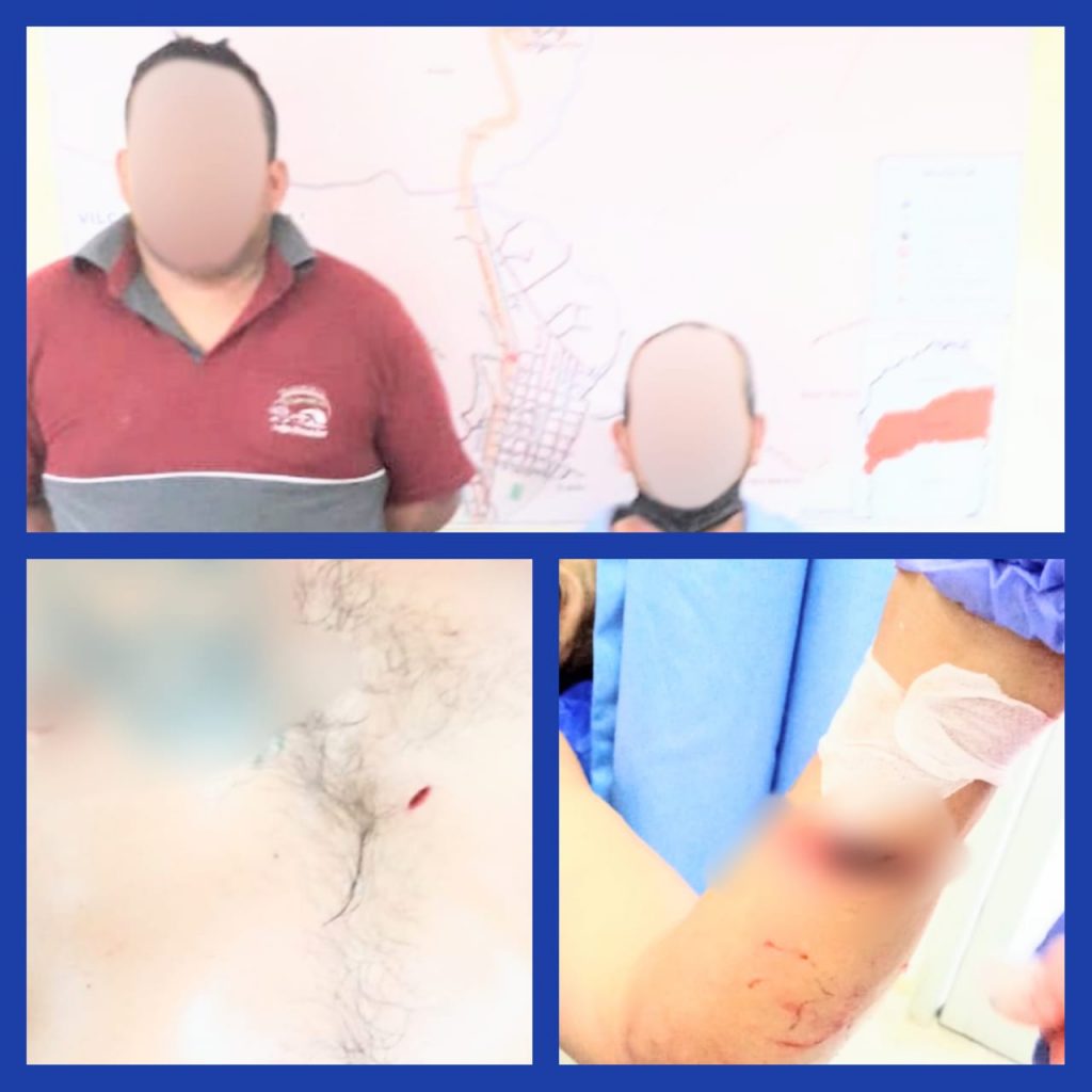 Los supuestos causantes de la agresión fueron detenidos por la Policía que intervino inmediatamente. (Foto archivo)