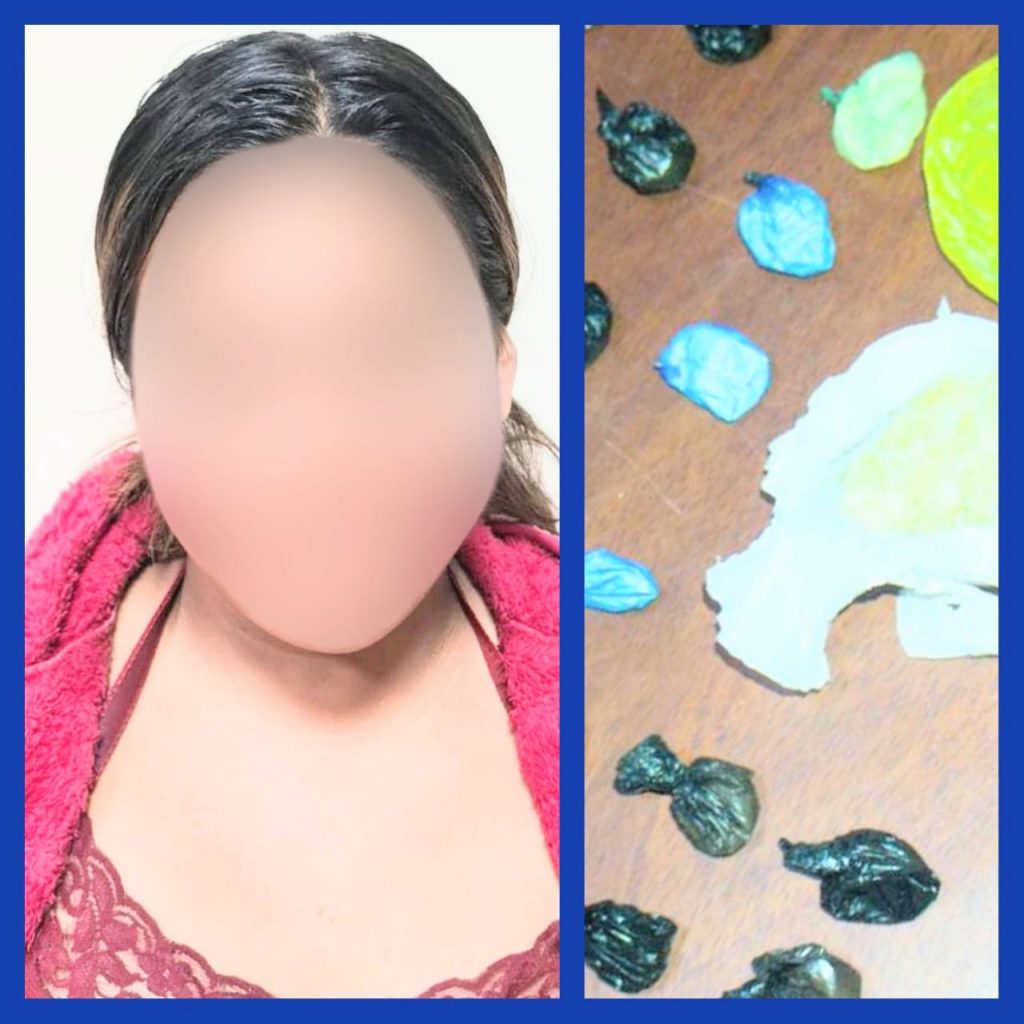 En esta ocasión la mujer llevaba 19,8 gramos de base de cocaína.