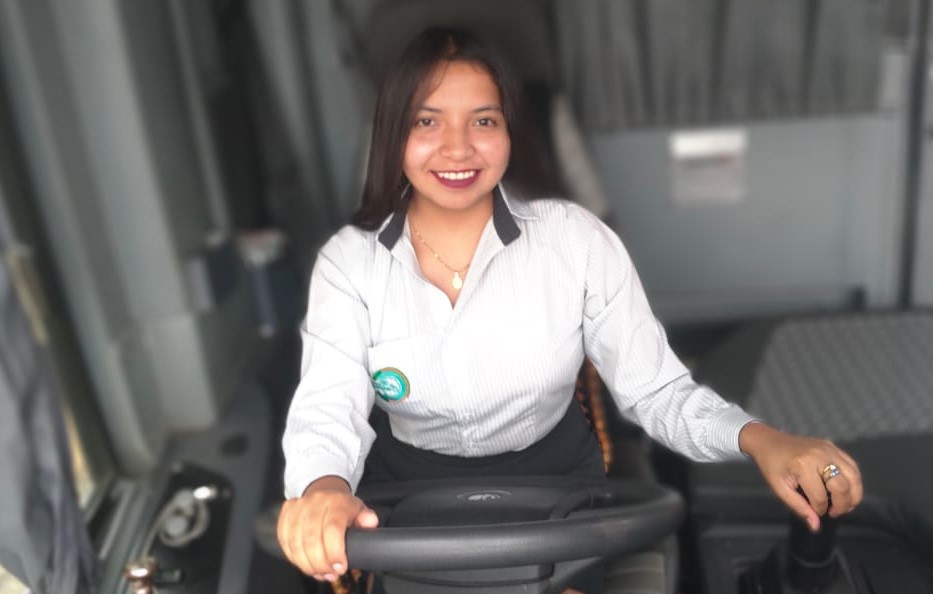 En la unidad de la Cooperativa Unión Cariamanga ha realizado ya varios viajes.