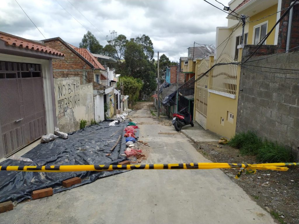 Las casas afectadas están ubicadas en la tercera etapa de la ciudadela.