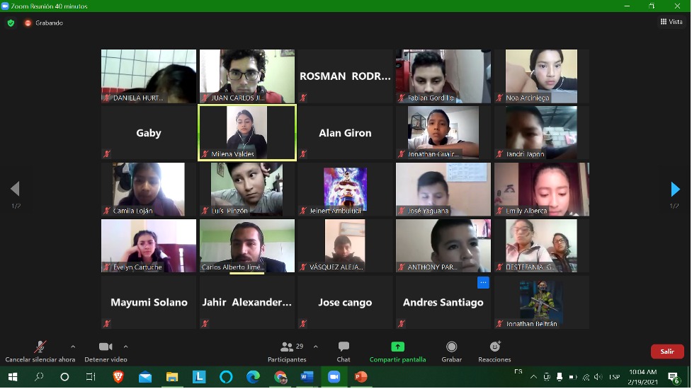31 estudiantes universitarios estuvieron al frente de esta iniciativa.