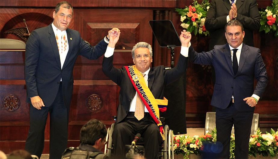 Lenín Moreno Garcés gobernó el país desde el 24 de mayo de 2017. Subió de la mano del expresidente Rafael Correa. (Fotografía cortesía Peru.com)