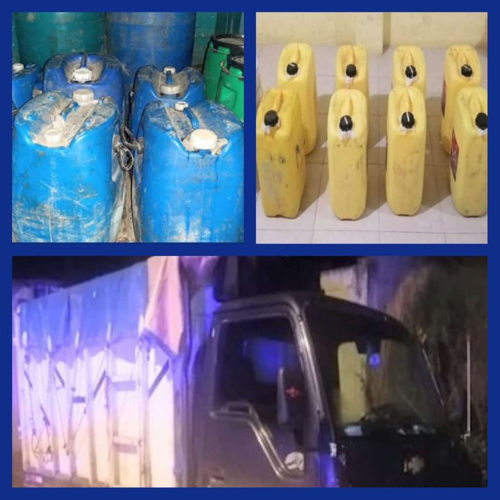 El conductor no probó la legalidad de ese producto.