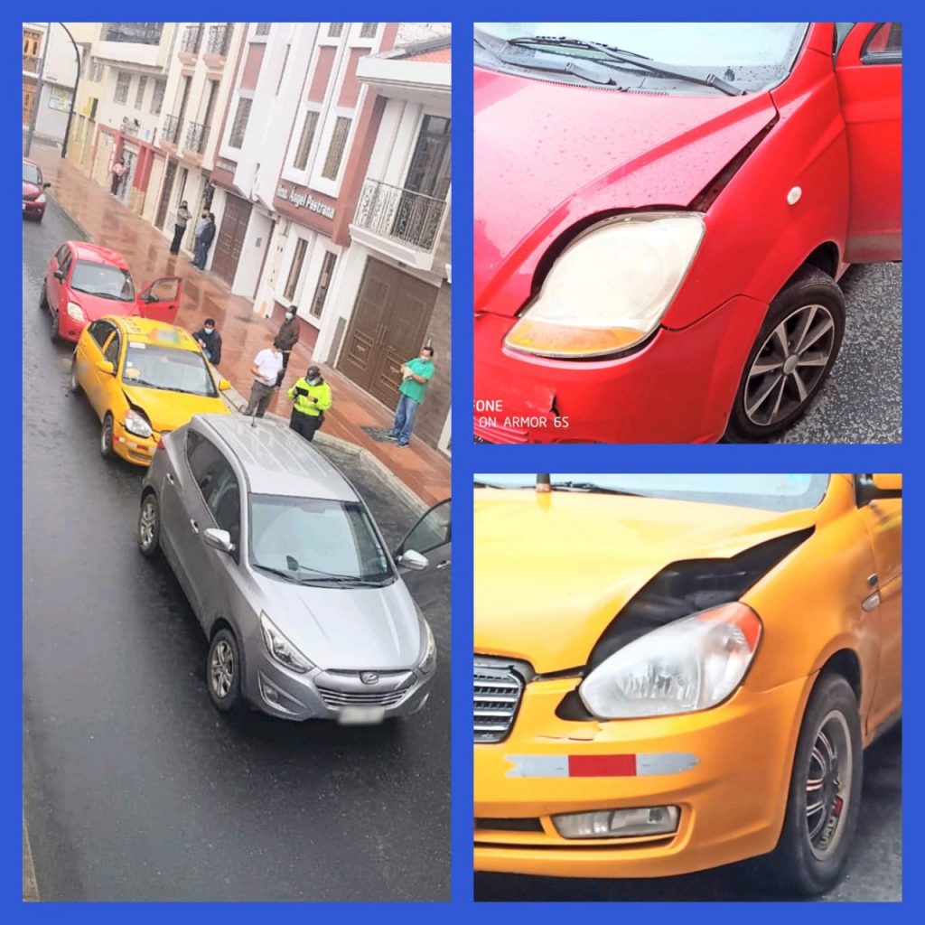 El accidente ocurrió a eso de las 11:45.