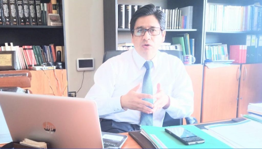 Galo Ortega Criollo, abogado de un grupo de perjudicados.