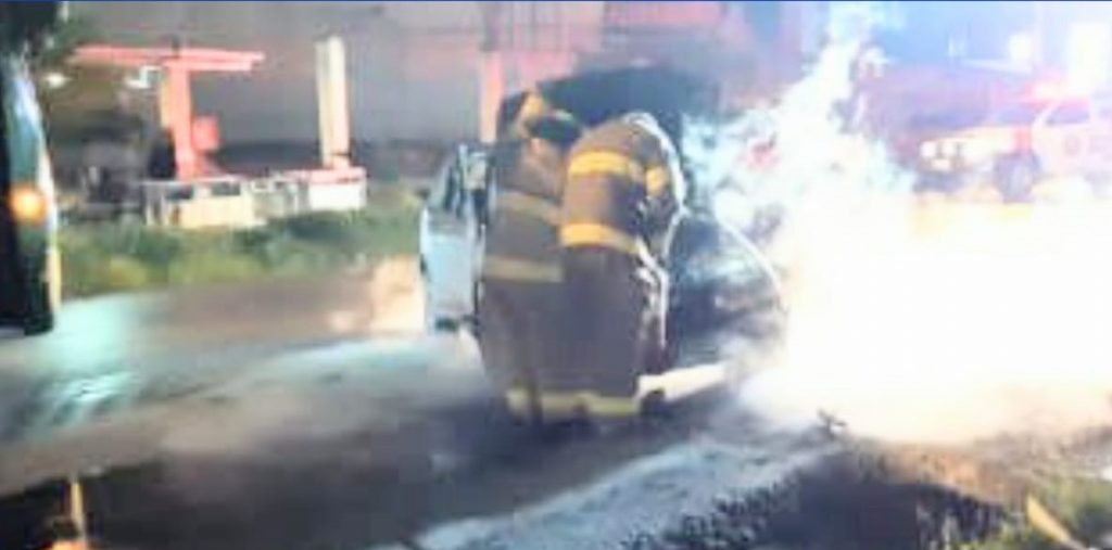 El percance ocurrió la noche del último viernes.